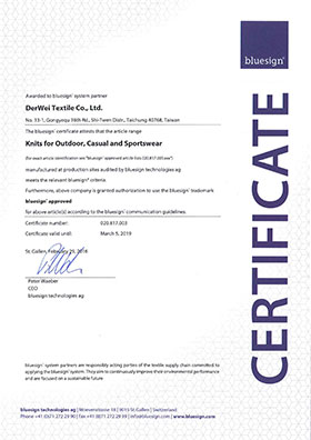 Certification